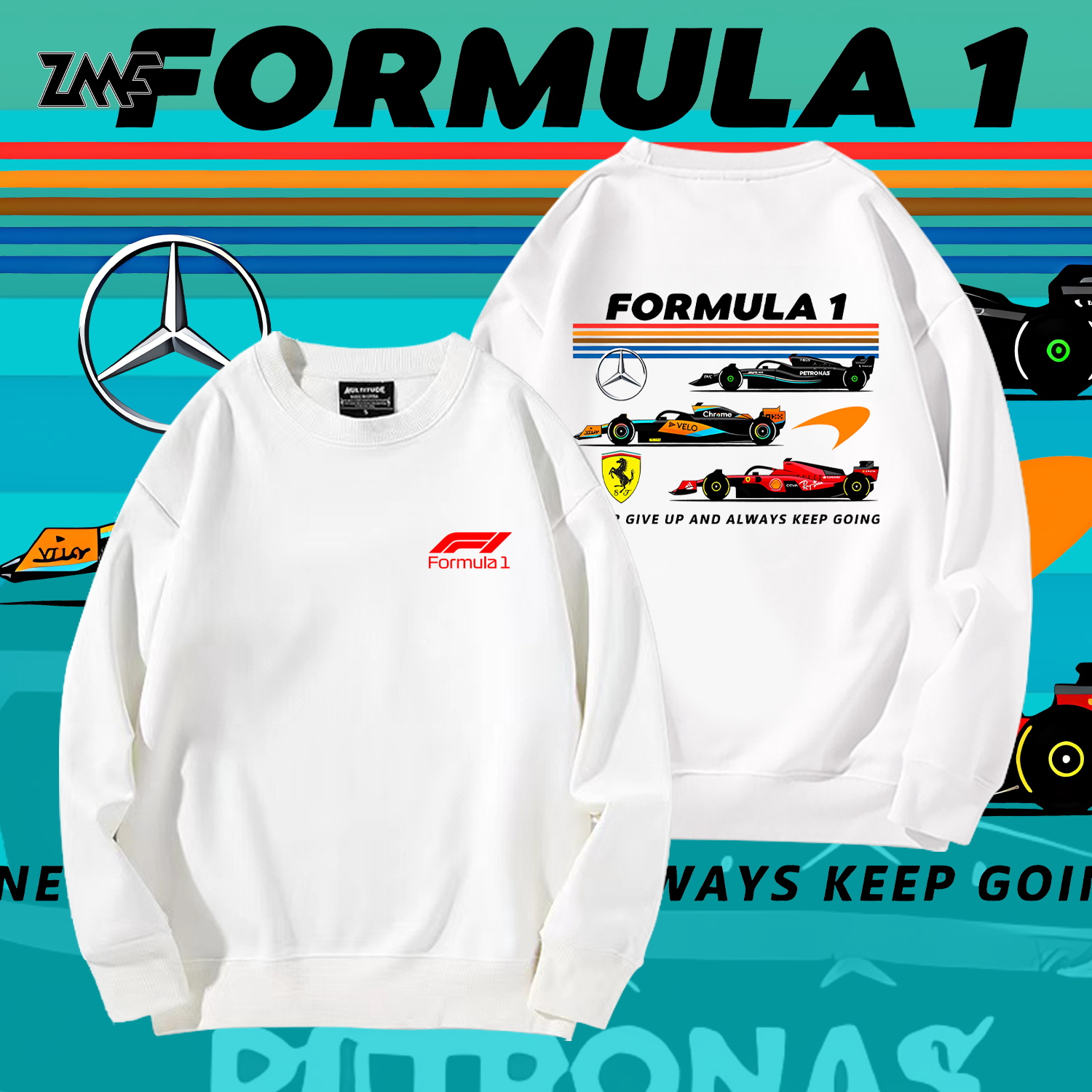 加绒柔顺亲肤保暖圆领卫衣