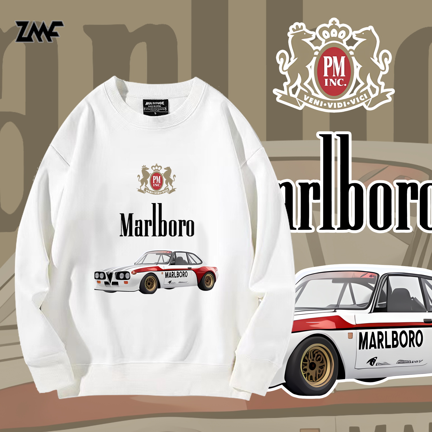 加绒柔顺亲肤保暖圆领卫衣