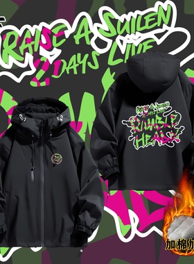 初音DecoMiku LIVE starring未来开衫冲锋衣夹克外套加棉加厚冬季