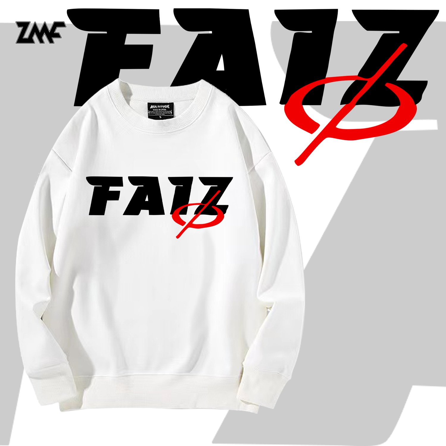 加绒柔顺亲肤保暖圆领卫衣