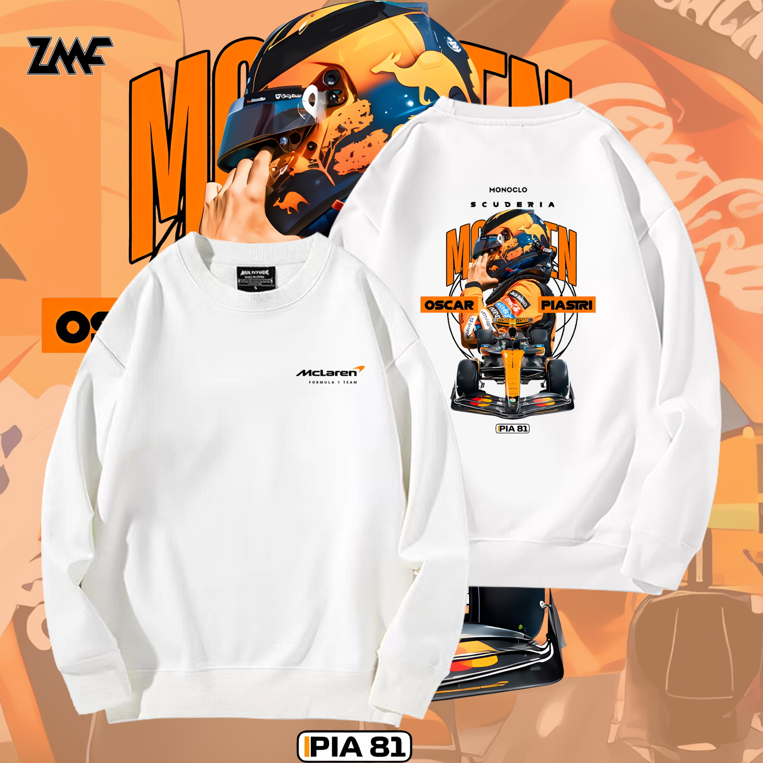 加绒柔顺亲肤保暖圆领卫衣