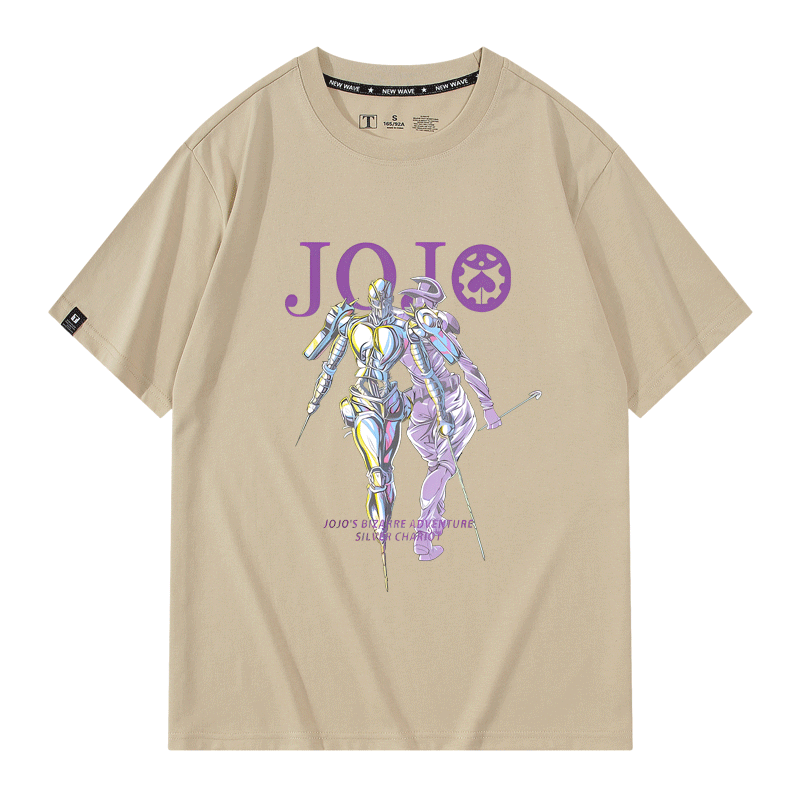 JOJO的奇妙冒险银色战车周边短袖
