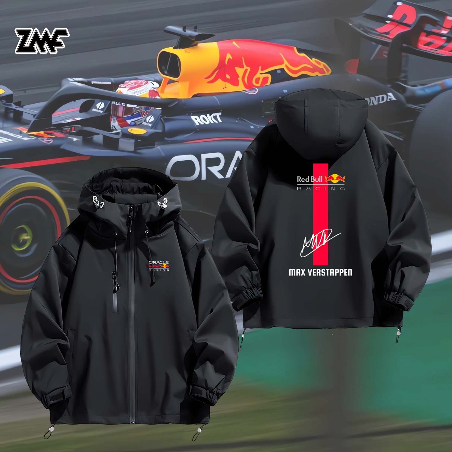 连帽秋冬新款宽松防风冲锋衣