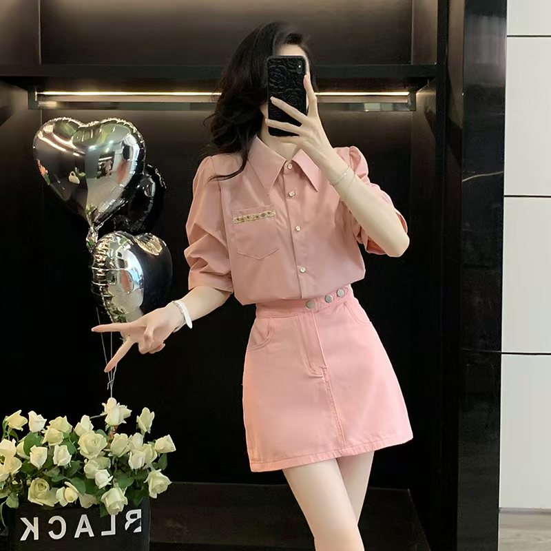 小香风绝美套装女夏日新款