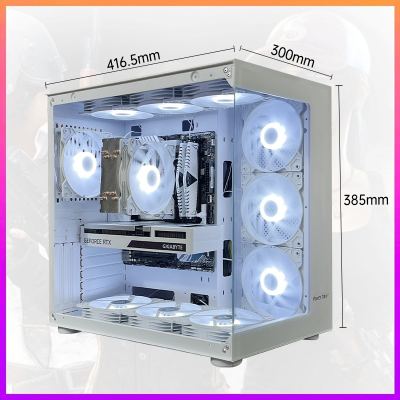 海景房ATX大机箱360水冷显卡40
