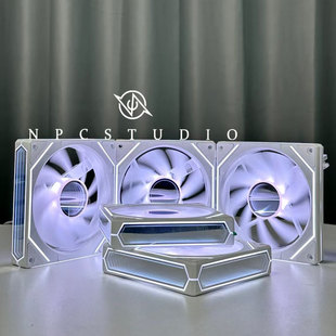 棱镜6Pro机箱散热风扇12CM神光同步5V3针ARGB棱镜4pro风扇灵镜V2