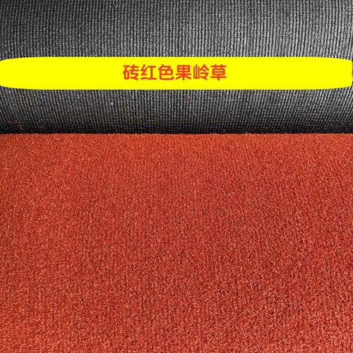 仿真门球场草皮果岭草高尔夫红色