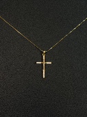 小心袖 口 cleanfit极简中古锆石十字架项链复古小众简约男女配饰