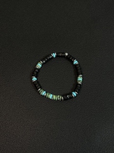 小心袖口 Vintage中古原创波西米亚风格叠戴手链弹力绳手串配饰