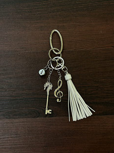 小心袖 cleanfit海洋之音创意音符流苏配饰包包挂件腰间挂饰 口