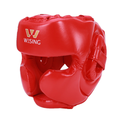 九日山拳击比赛头盔全封闭护下颌散打泰拳猴脸护头搏击训练护具