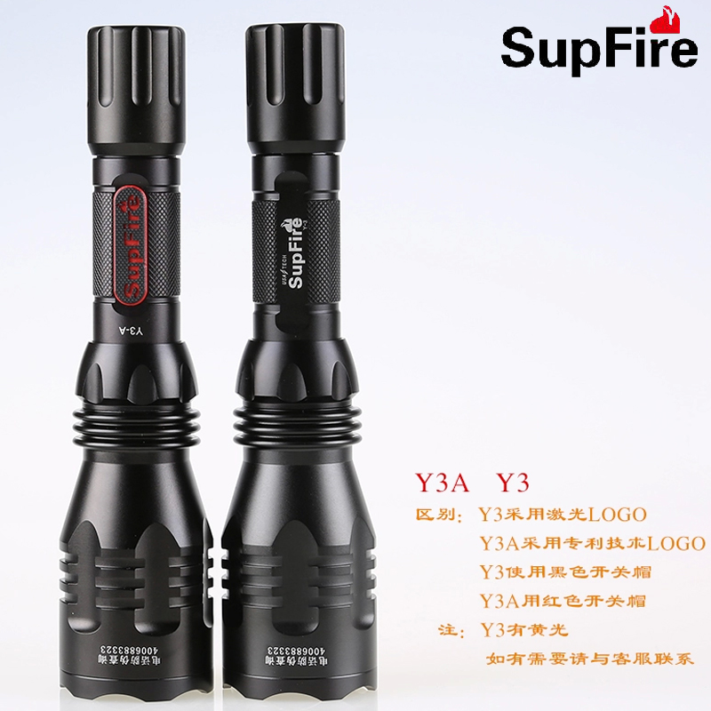 Lumière vélo SUPFIRE - phare - Ref 2399291 Image 3