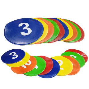 足球训练标志碟障碍物标志盘平面标志碟篮球足球训练器材标志桶