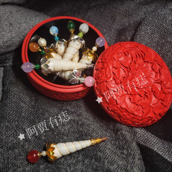 甄嬛传螺子黛远山黛古风宫廷眉笔定制中国风礼物中式婚礼道具