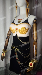苏丹的游戏娜依拉虚荣贵妇金色cosplay耳环腰链胸衣手镯发饰套装
