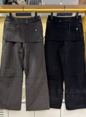 Snowpeak雪峰正品春夏款设计款简约显瘦休闲直筒裤S26MWRPT67