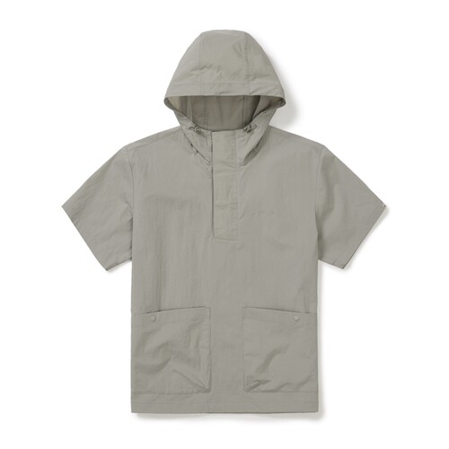 Snowpeak雪峰正品春夏新款轻量化男款户外连帽短袖T恤S26MMRAN65