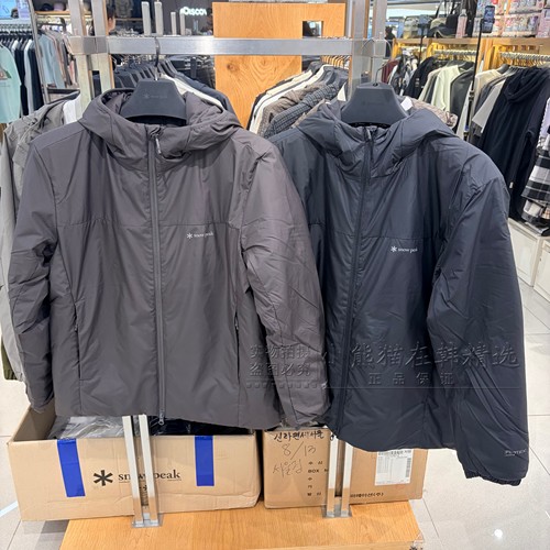 Snowpeak雪峰正品26秋冬新款连帽保暖棉服外套S26WMPPJ12