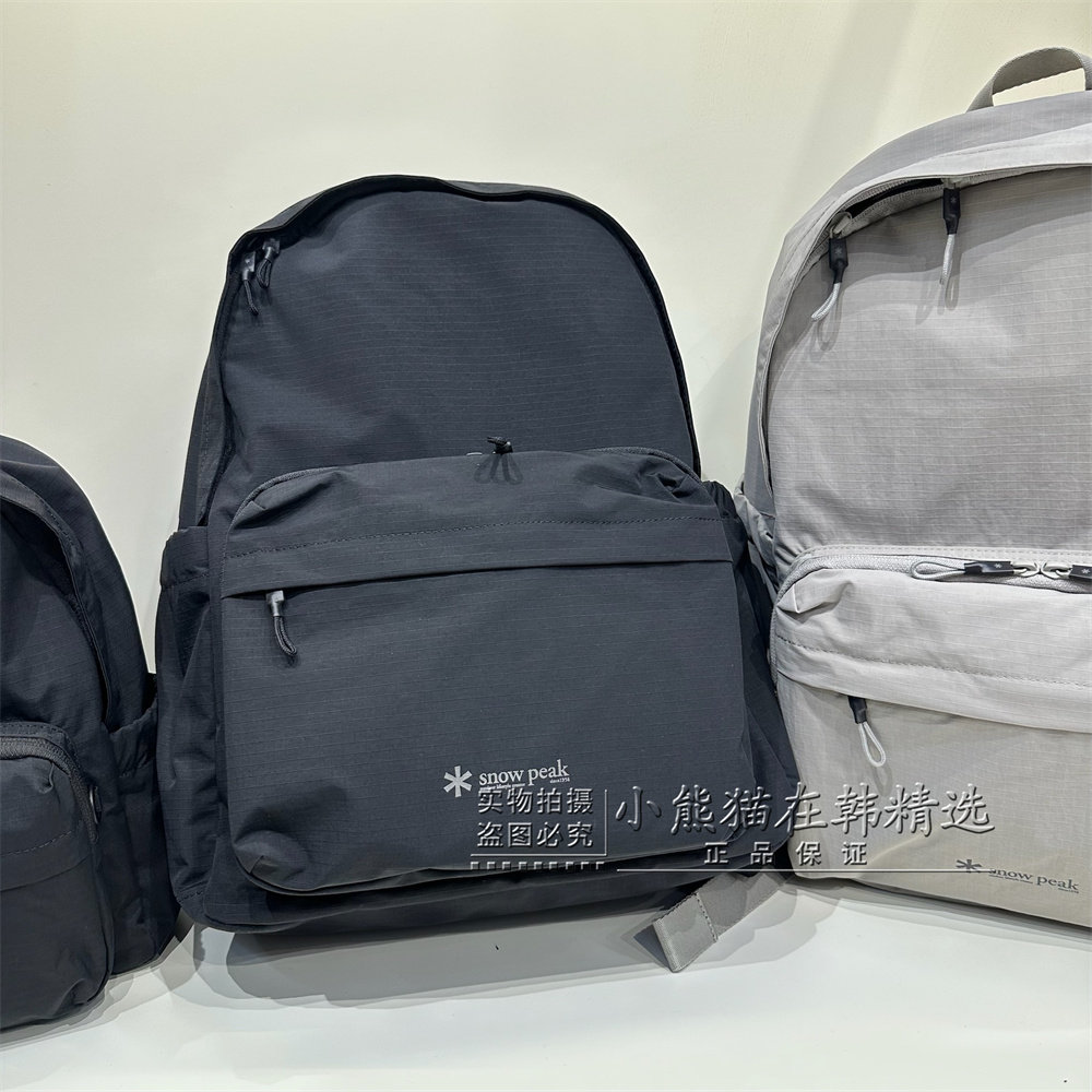 【Snowpeak雪峰正品26春夏款纯色基础款休闲双肩包背包S26SUFBP37图片