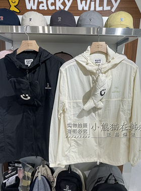 Wacky willy火柴人专柜正品春夏新款薄款连帽夹克外套WA2601JK12