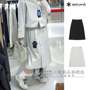 Snowpeak雪峰正品春夏简约轻量化防水防晒工装裙半身裙S26ZWPSK07