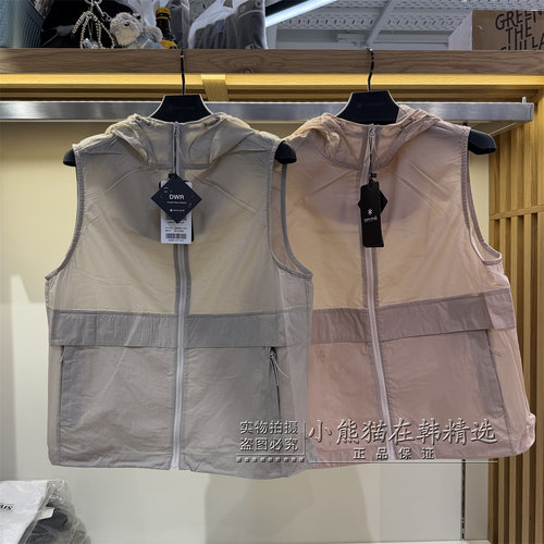 Snowpeak雪峰正品春夏新款轻量化女款连帽背心马甲潮S26MWTVE71
