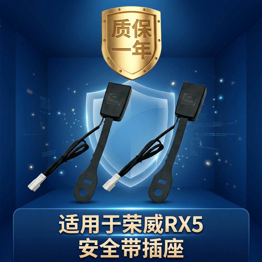 适配荣威RX3/5/8名爵3/GS/ZS/HS座椅安全带卡座卡槽前排插口插座