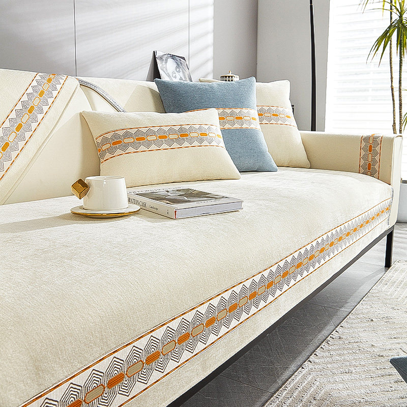 新品雪尼尔高档坐垫子真皮布艺座垫皮沙发套盖布巾沙发垫靠背巾,居家布艺,沙发垫,淘宝优惠券,粉丝福利购,淘宝优惠卷