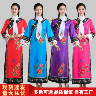 清朝古装还珠格格服装满族 女儿童 古代宫女甄嬛反串 班服演出服