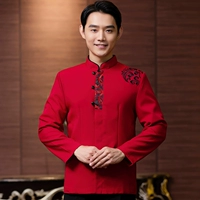 Красный лонгслив