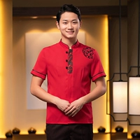 Красный топ с короткими рукавами