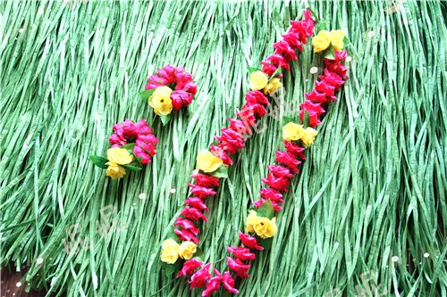Гавайи Skust Dance Performance Beach Flower Circle Set Set Hawaiian Hula Flower Lei