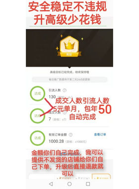 淘宝联盟升级高级高佣金账户联盟高级任务安全稳定做7个成交人数