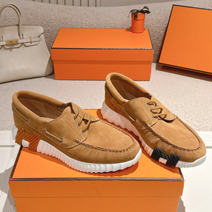 邦家尼欧洲站潮牌2026男鞋欧美牛皮透气休闲磨砂情侣女鞋单鞋男