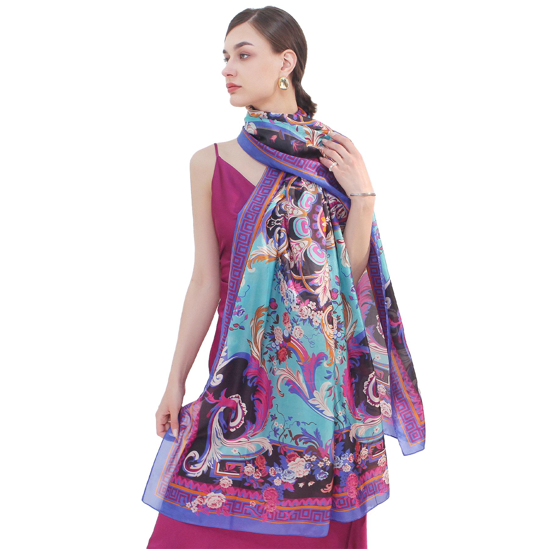 丝巾方巾领巾长巾飘带围巾