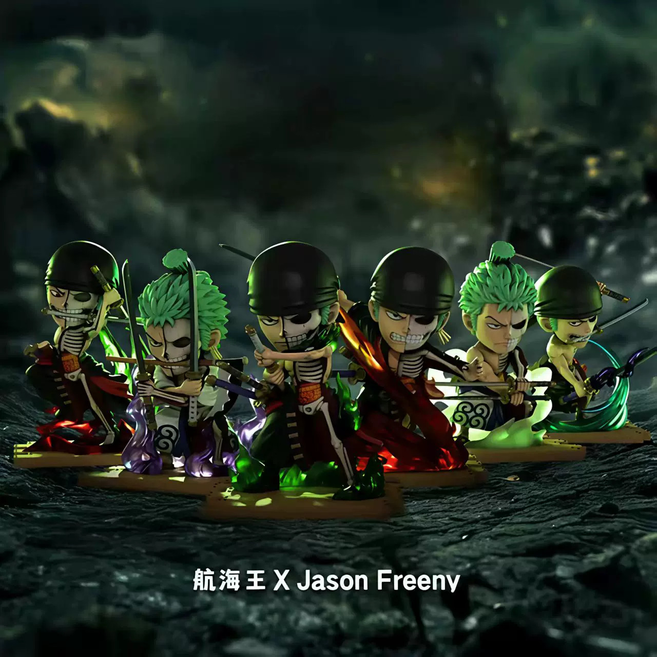 【现货】TOPTOY航海王 JasonFreeny索隆剑势录盲盒手办潮玩周边礼