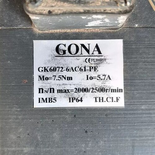 议价GONA伺服马达 GK6072-6AC61-PE没包