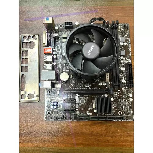 议价映泰 B350ET2 主板+R3 1220 板 U 套装 可