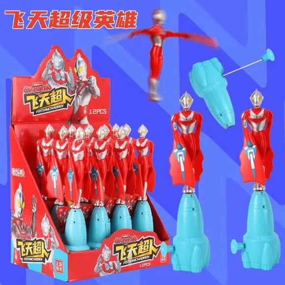 玩具创意飞天超人蜘蛛侠