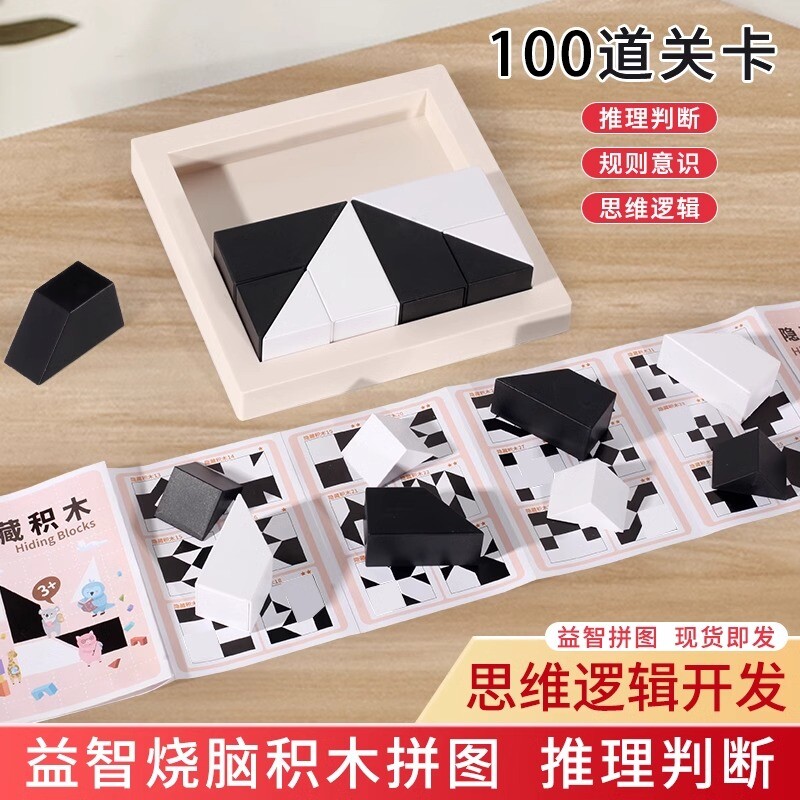 益智隐藏积木趣味立体拼图