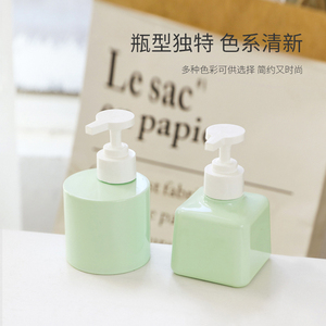 200ml 旅行分装瓶洗衣液便携酒店按压式沐浴露洗发水洗手液空瓶子