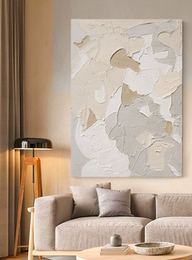 SYMT.ART手绘油画《归途》赤贫风玄关挂画装饰画客厅抽象画纯手工