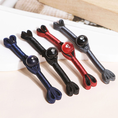 新中式燕尾盘扣旗袍一字扣