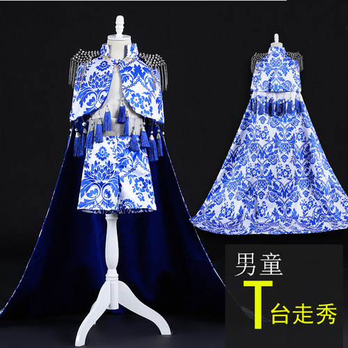 儿童t台走秀男童礼服泳装走秀