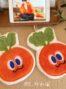 五月天阿信卜卜擦手巾可爱萝卜卡通擦手巾厨房卫生间毛巾吸水加厚