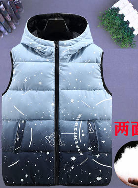 羽绒棉马甲男士秋冬运动保暖坎肩