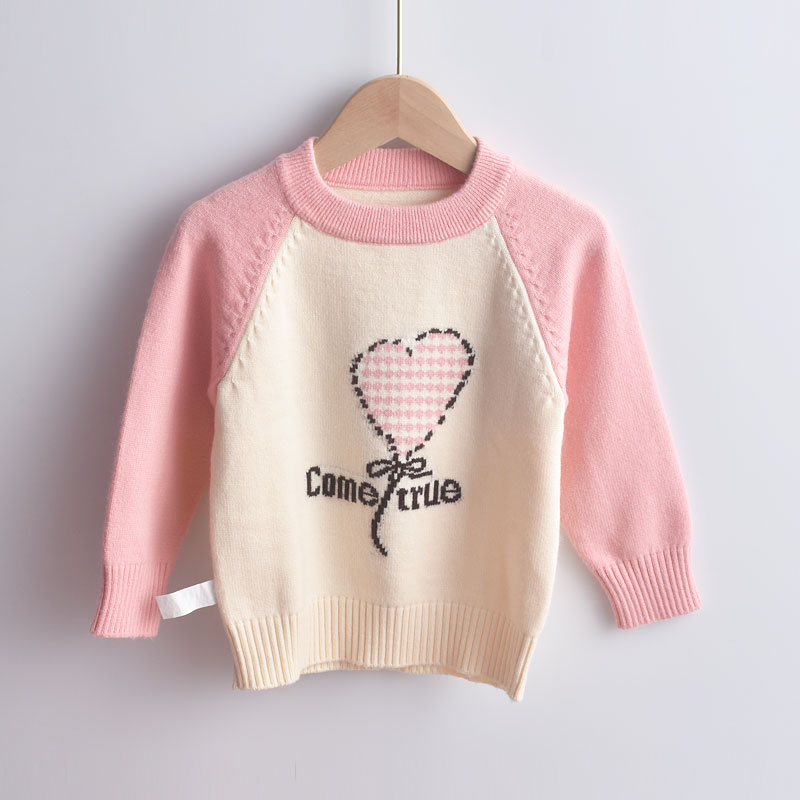 女童毛衣羊绒衫新款秋冬儿童针织中小学生童装时尚女孩打底羊毛衫