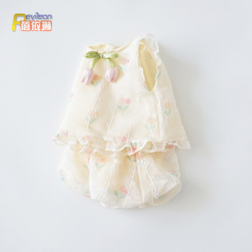 蓓依琳可爱2件套夏季小香风衣服