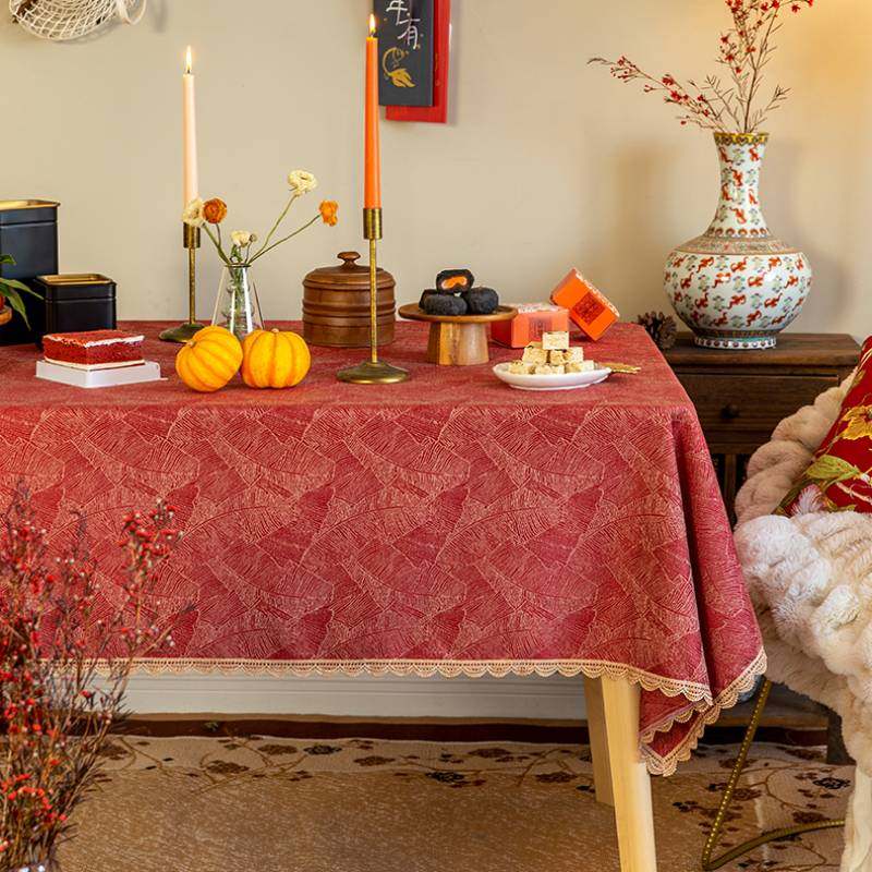 布艺桌布结婚喜庆餐桌布订婚乔迁茶几布中国红色长方形台布圆定制,居家布艺,桌布,淘宝优惠券,粉丝福利购,淘宝优惠卷
