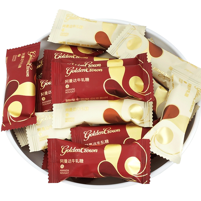 金冠阿曼达牛轧糖蔓越莓花生